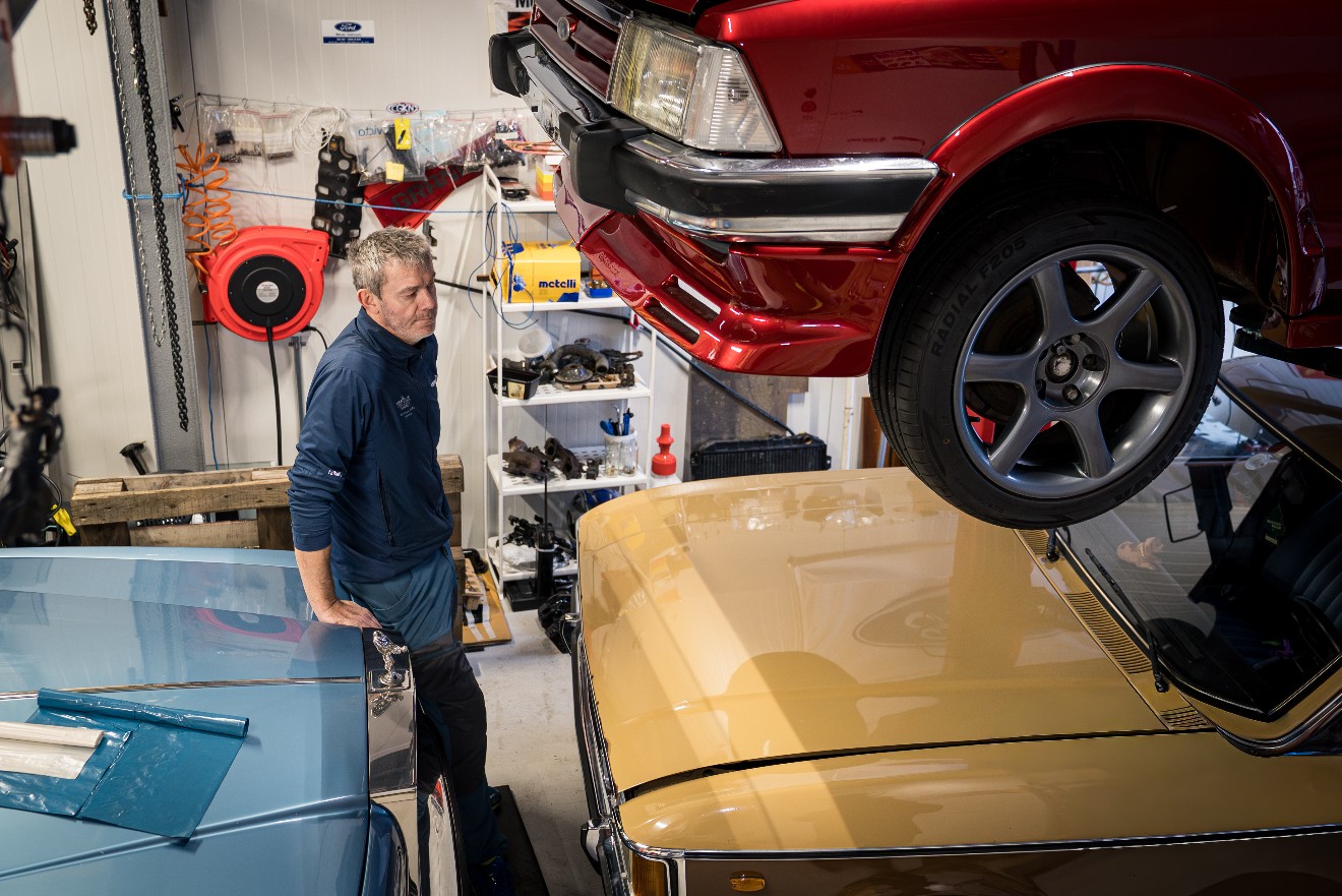 Lagerseksjon veteranbiler